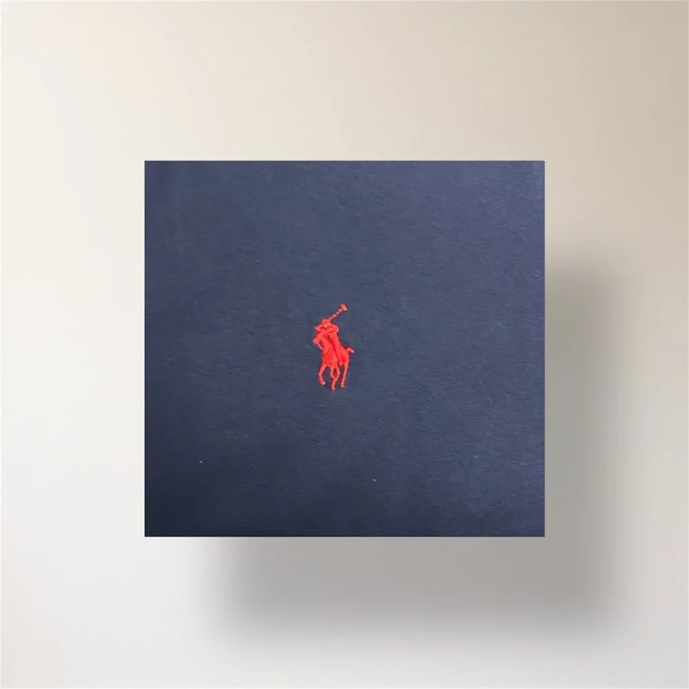 Polo Ralph Lauren Mens Small Navy Cotton Lightweight Pullover Hoodie‎ Red Pony